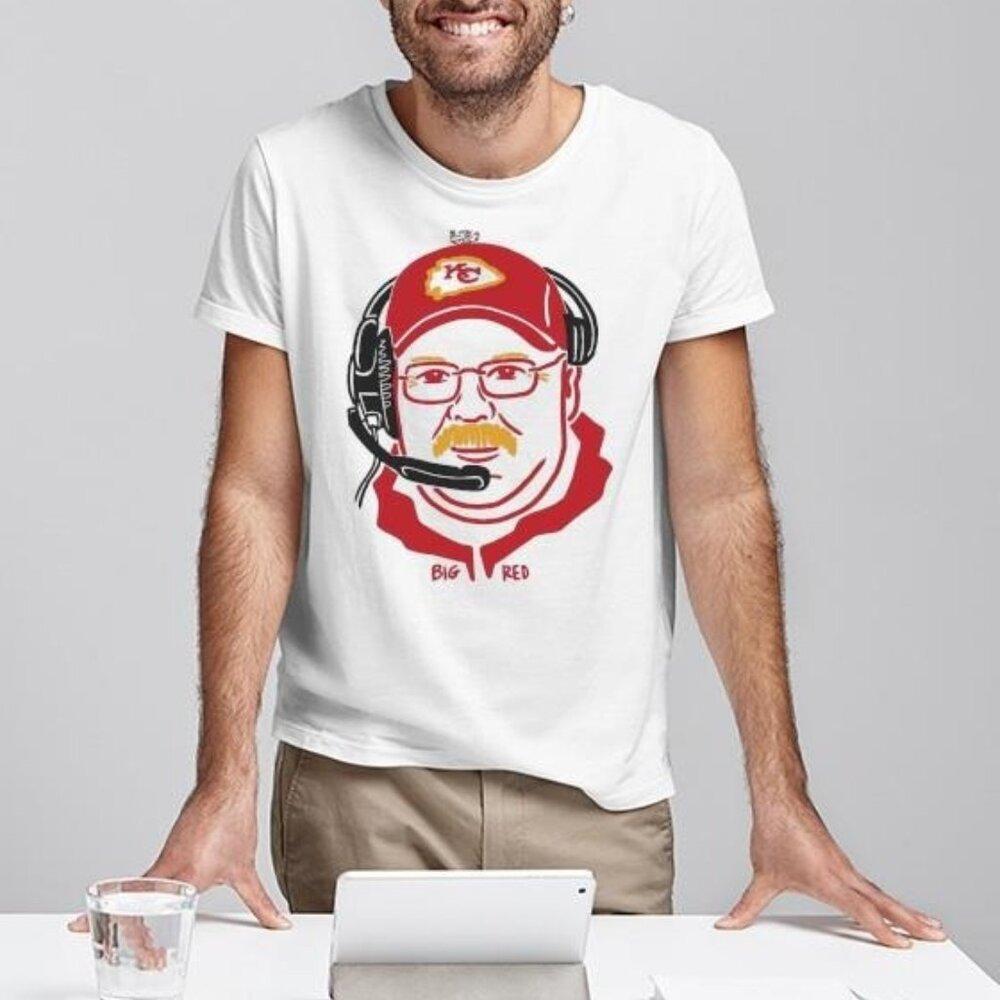 Big Red Kansas City Chiefs Graphic T-Shirt Football Fan Gift Game Day